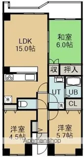 マンションリヴァージュ【2階】の間取り